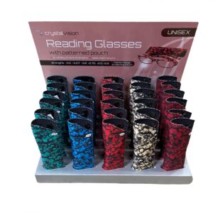 Assorted sizes Reading Glasses (Mix colours) @ 0.65 x 20