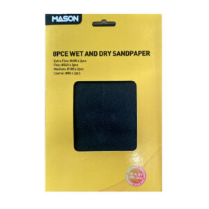 Wet & dry 8pk  Sandpaper @ 0.65 x 12