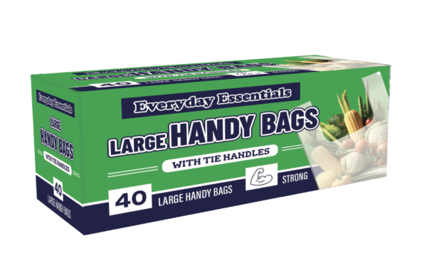Large Handy Bags 40’s @ 55p x 12