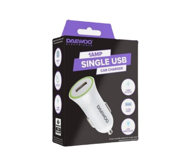 Daewoo USB Car charger 1.35 x 6