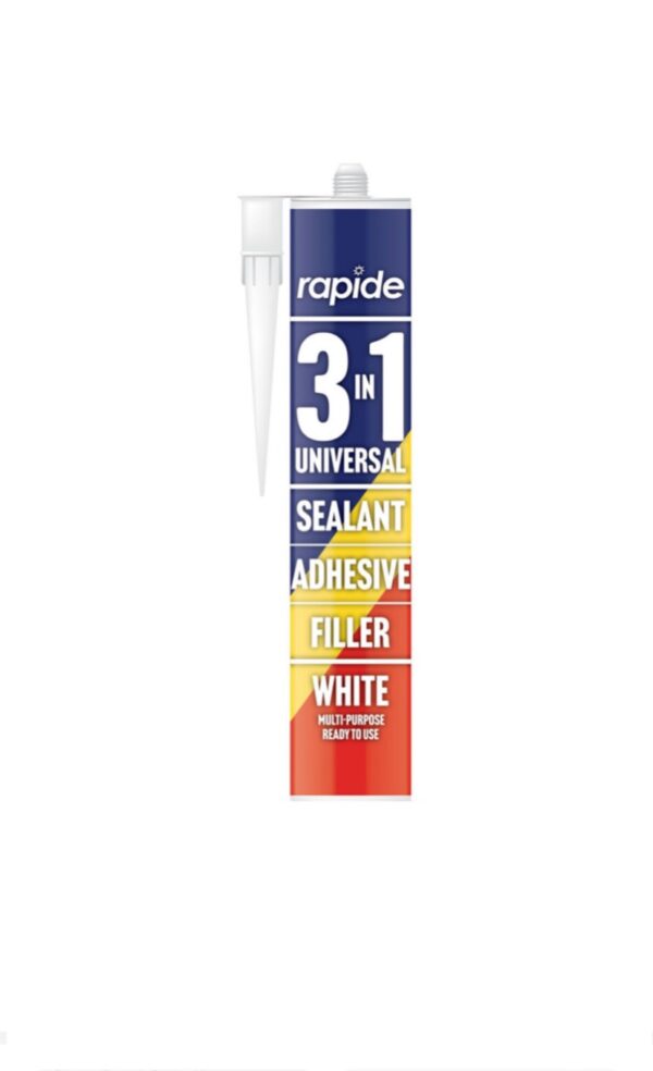 RAPIDE 3-IN-1 SEALANT ADHESIVE FILLER WHITE 260ML @ 0.83 x 12