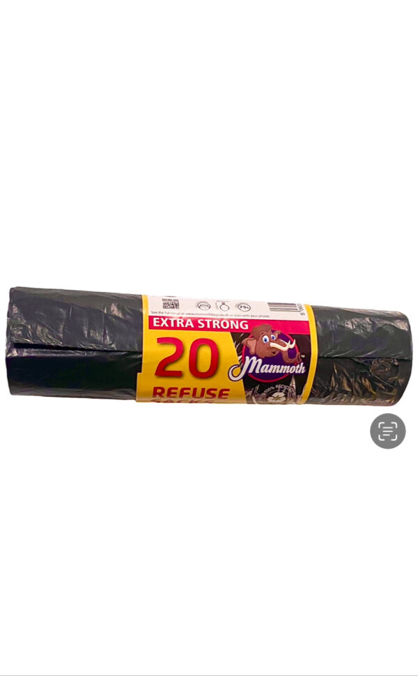 Black bags ( Refuse Sacks) 20’s Value Range @0.57 x 20
