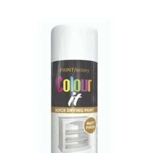 Colour it paint spray white Matt 0.88 x 12