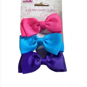 Hair bow 3 pack 65p x 12