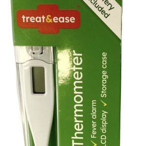 Digital thermometer with batteries @ 0.99 x 12 £11.88