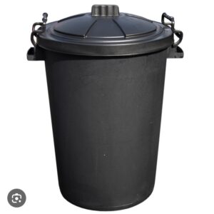 Black garden bins 50 litre @4.75 x 2